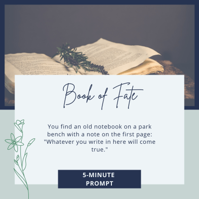 5-Minute Writing Prompt: Book of Fate