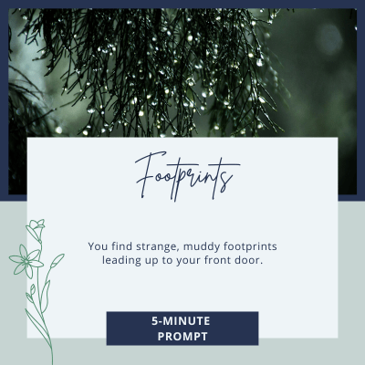 5-Minute Writing Prompt: Footprints